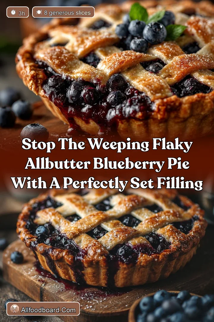 Stop the Weeping Flaky AllButter Blueberry Pie with a Perfectly Set Filling