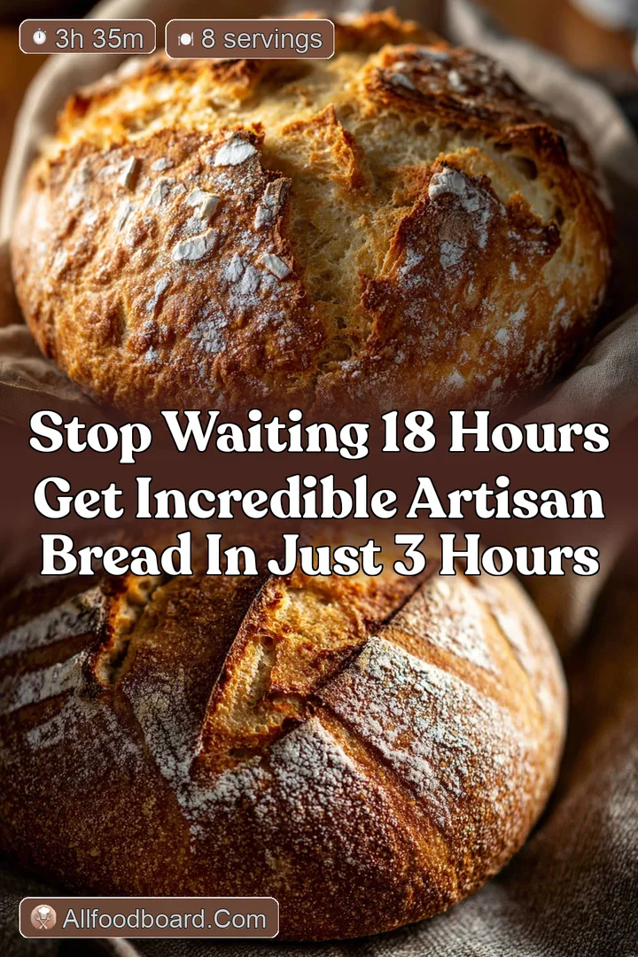 Stop Waiting 18 Hours Get Incredible Artisan Bread in Just 3 Hours