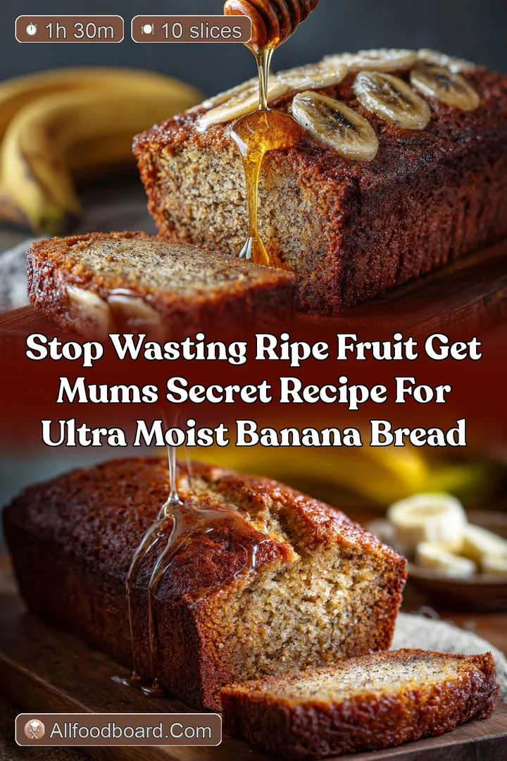 Stop Wasting Ripe Fruit Get Mums Secret Recipe for Ultra Moist Banana Bread