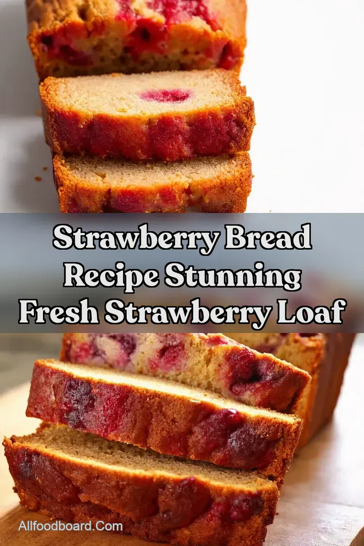 Strawberry Bread Recipe Stunning Fresh Strawberry Loaf