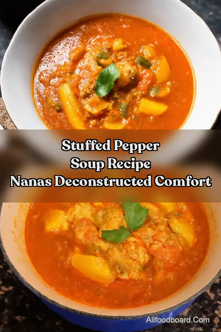 Stuffed Pepper Soup Recipe Nanas Deconstructed Comfort