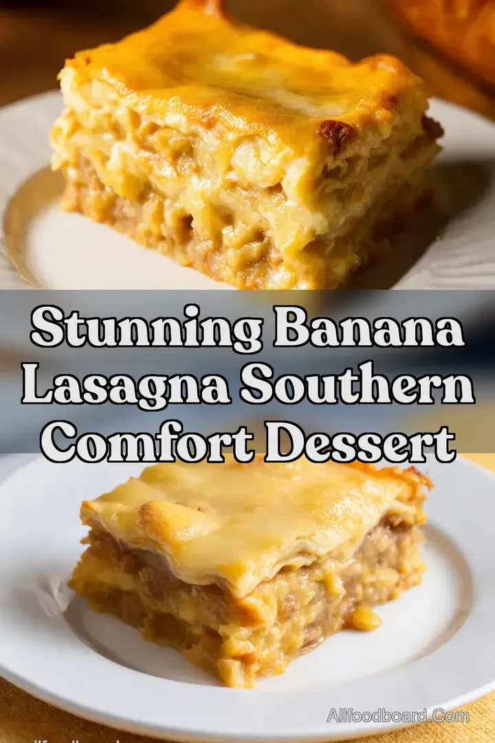 Stunning Banana Lasagna Southern Comfort Dessert