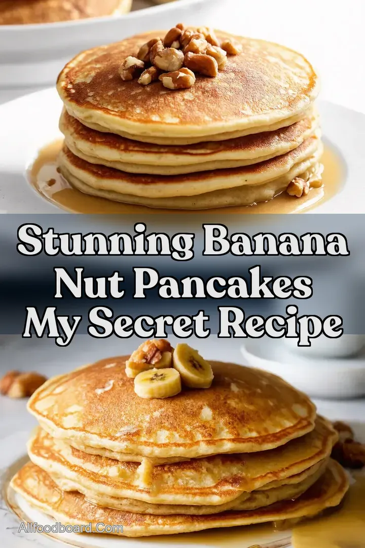 Stunning Banana Nut Pancakes My Secret Recipe : PIN FOR LATER Stunning Banana Nut Pancakes My Secret Recipe