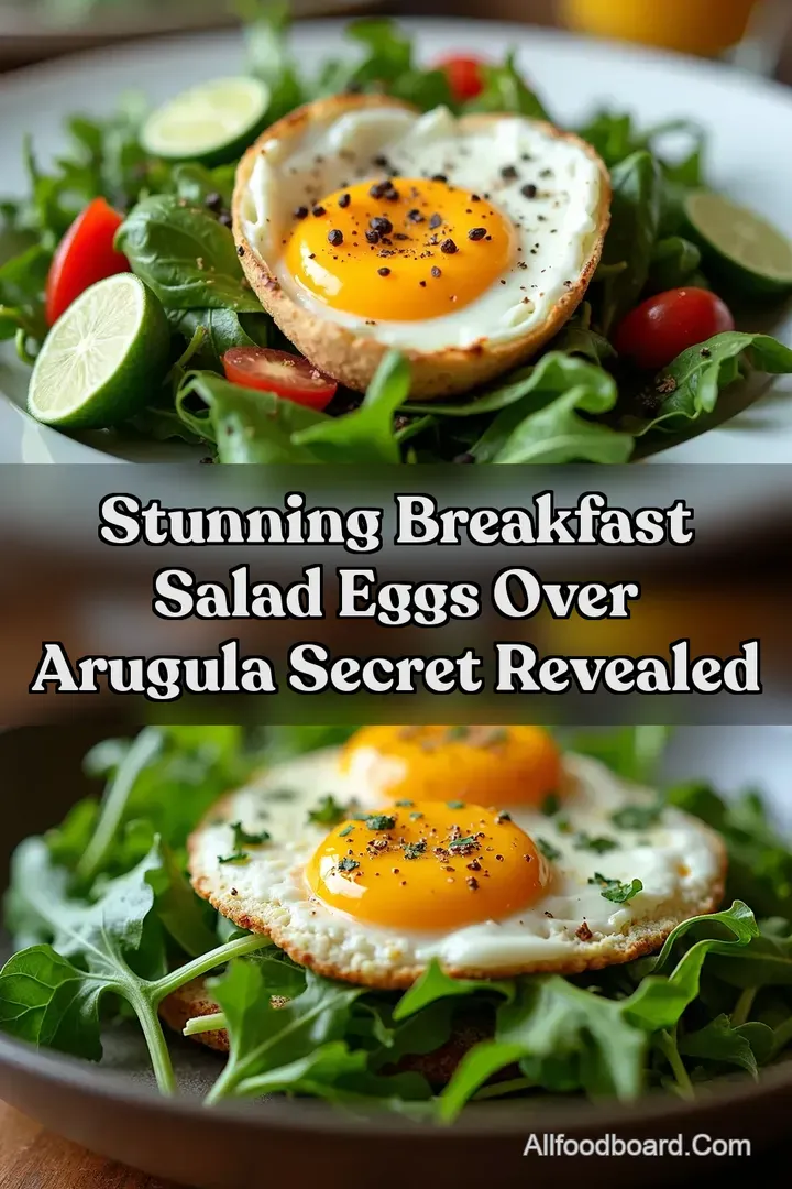 Stunning Breakfast Salad Eggs Over Arugula Secret Revealed