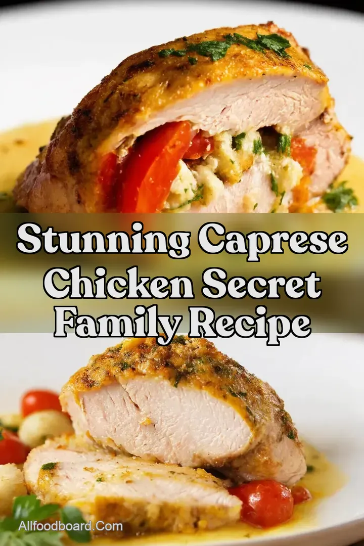Stunning Caprese Chicken Secret Family Recipe : PIN FOR LATER Stunning Caprese Chicken Secret Family Recipe