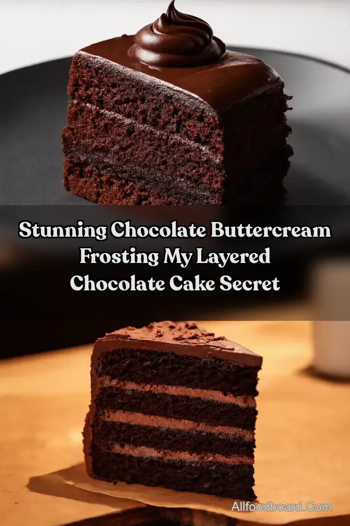 Stunning Chocolate Buttercream Frosting My Layered Chocolate Cake Secret