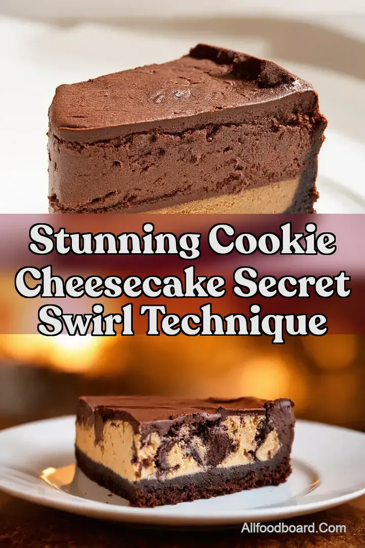 Stunning Cookie Cheesecake Secret Swirl Technique