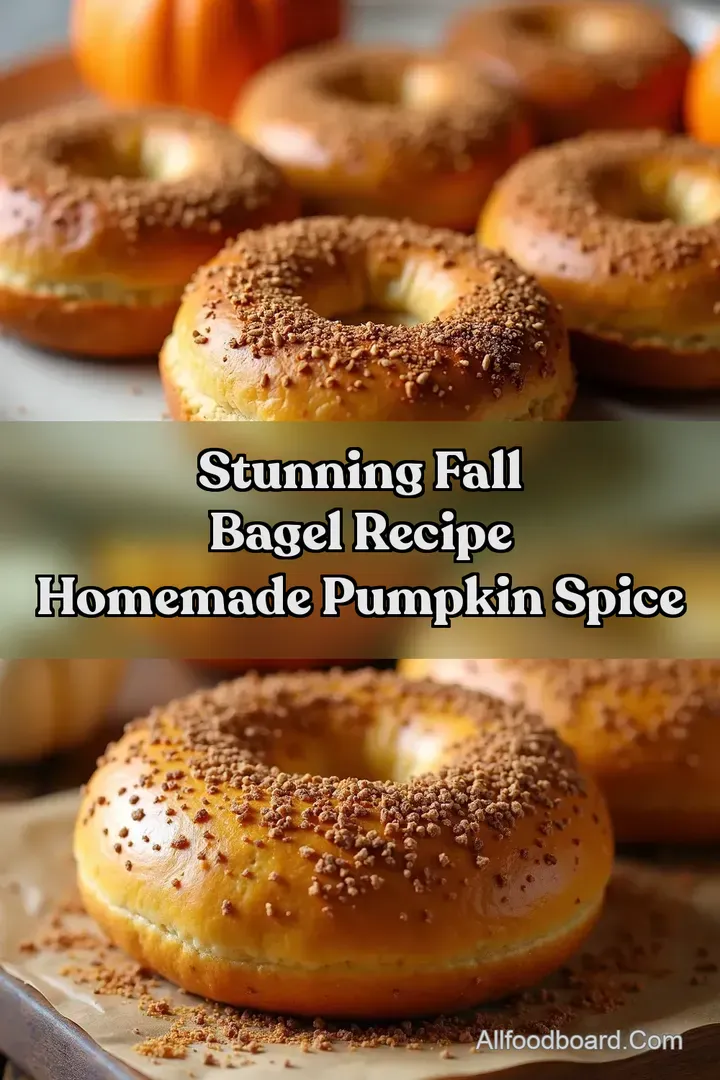 Stunning Fall Bagel Recipe Homemade Pumpkin Spice