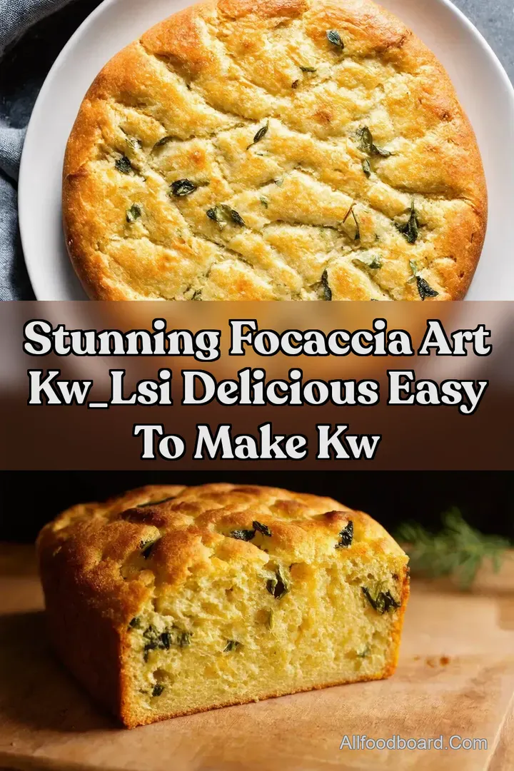 Stunning Focaccia Art kw_lsi Delicious Easy to Make kw