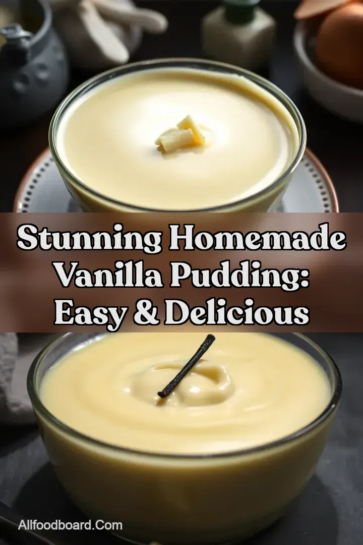 Stunning Homemade Vanilla Pudding: Easy &amp Delicious