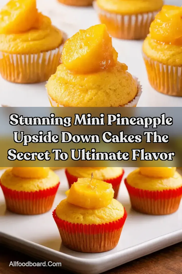 Stunning Mini Pineapple Upside Down Cakes The Secret To Ultimate Flavor