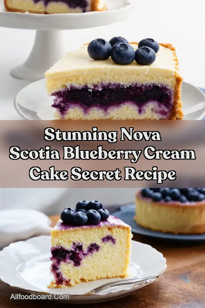 Stunning Nova Scotia Blueberry Cream Cake Secret Recipe