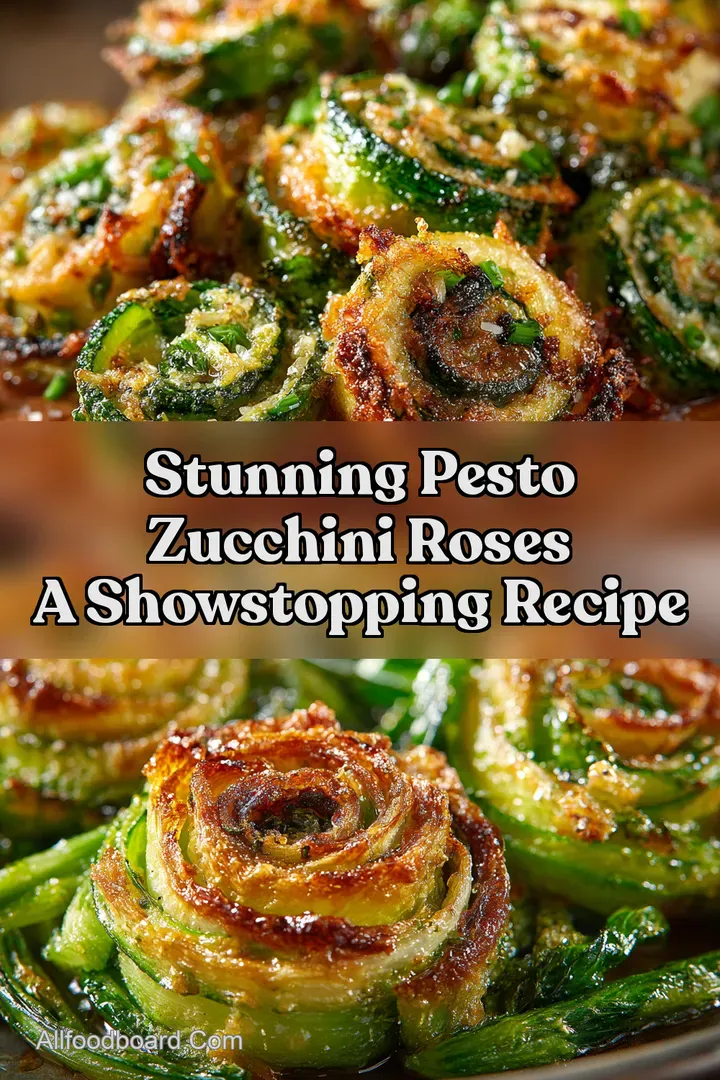 Stunning Pesto Zucchini Roses A Showstopping Recipe