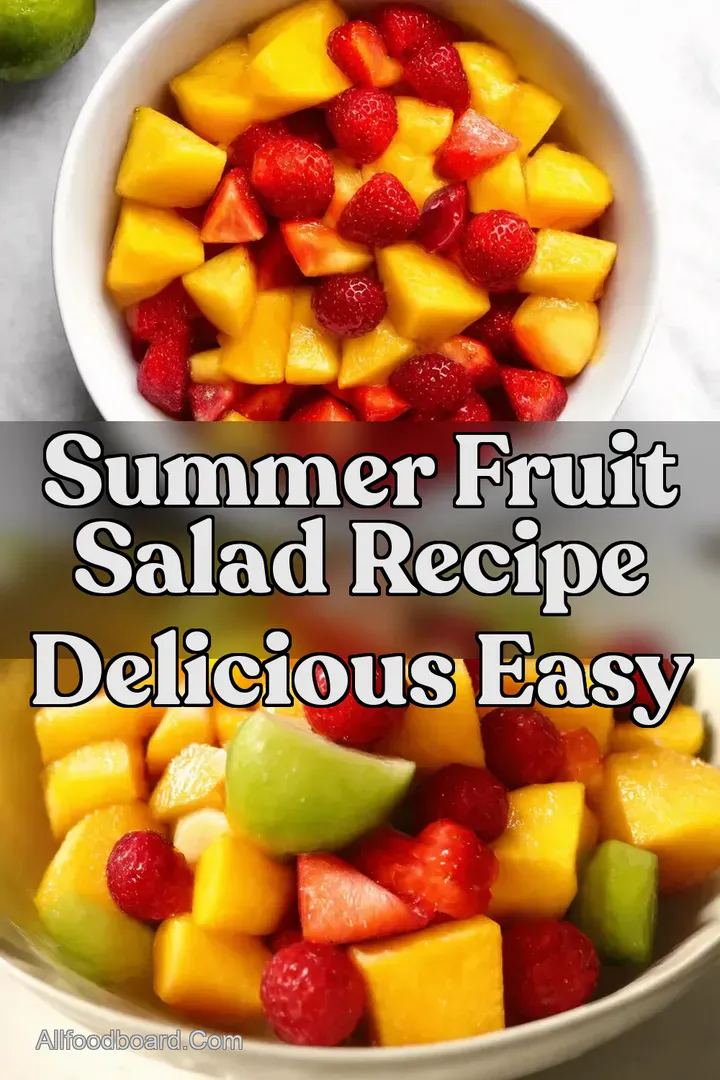 Summer Fruit Salad Recipe Delicious Easy