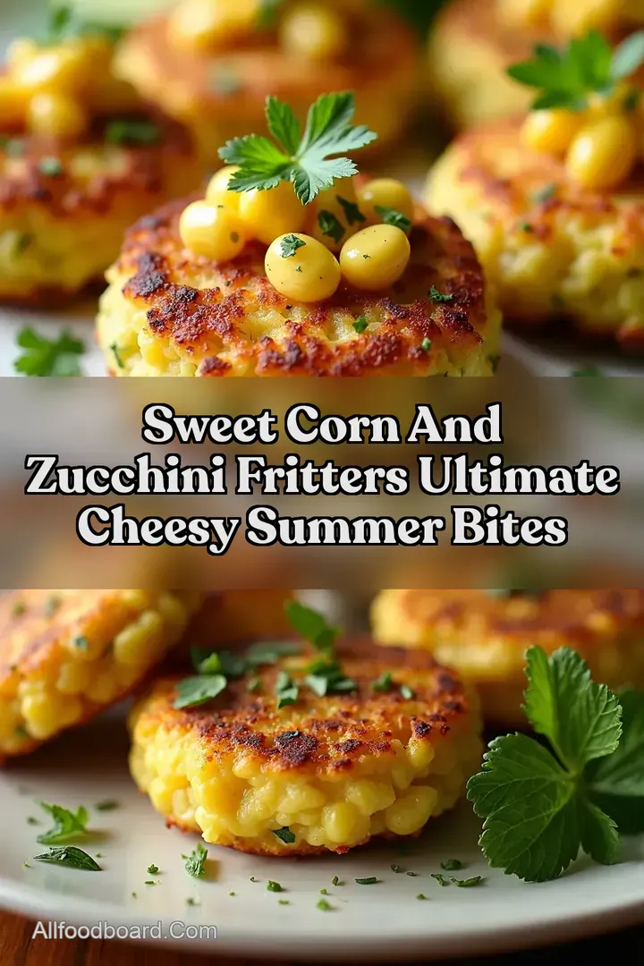 Sweet Corn And Zucchini Fritters Ultimate Cheesy Summer Bites