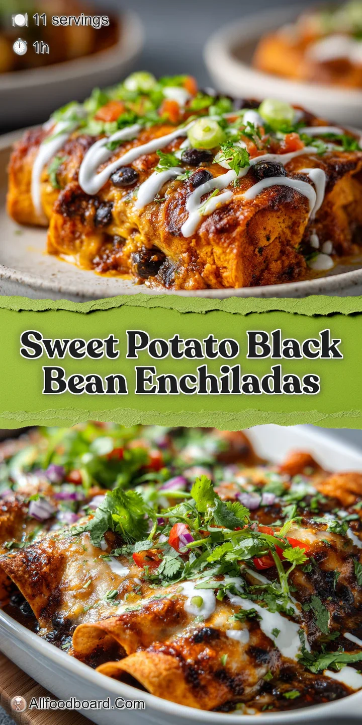 Close-up of a cheesy black bean enchilada with warm, bubbling sauce and a sprinkle of cilantro, tempting and delicious.