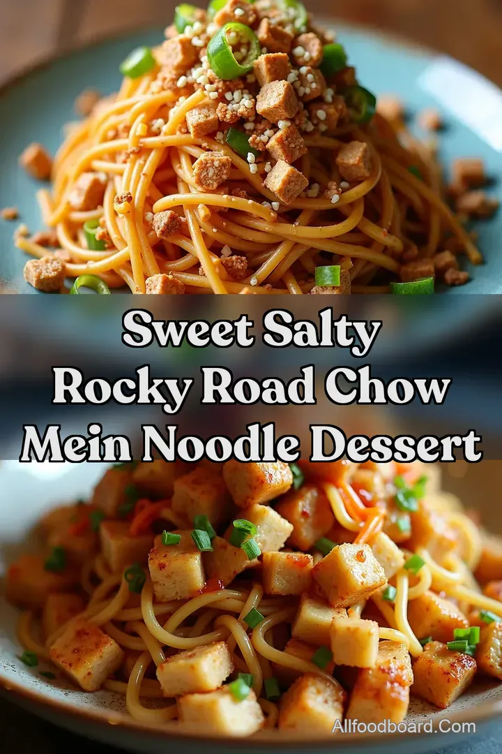 Sweet Salty Rocky Road Chow Mein Noodle Dessert : PIN FOR LATER Sweet Salty Rocky Road Chow Mein Noodle Dessert
