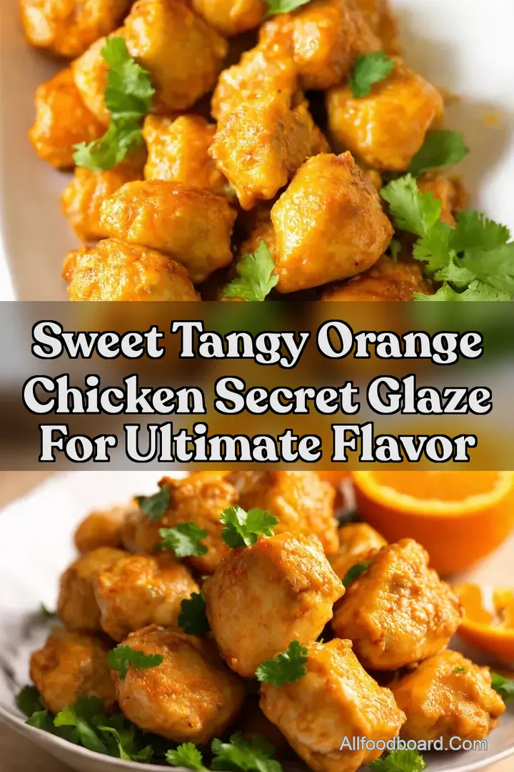 Sweet Tangy Orange Chicken Secret Glaze For Ultimate Flavor : PIN FOR LATER Sweet Tangy Orange Chicken Secret Glaze For Ultimate Flavor