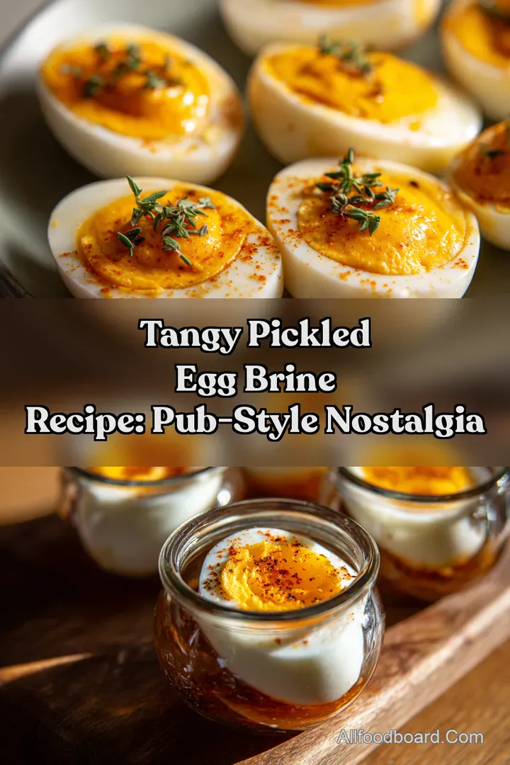 Tangy Pickled Egg Brine Recipe: Pub-Style Nostalgia : PIN FOR LATER Tangy Pickled Egg Brine Recipe: Pub-Style Nostalgia