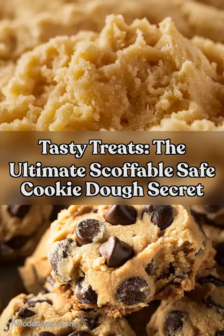 Tasty Treats: The Ultimate Scoffable Safe Cookie Dough Secret