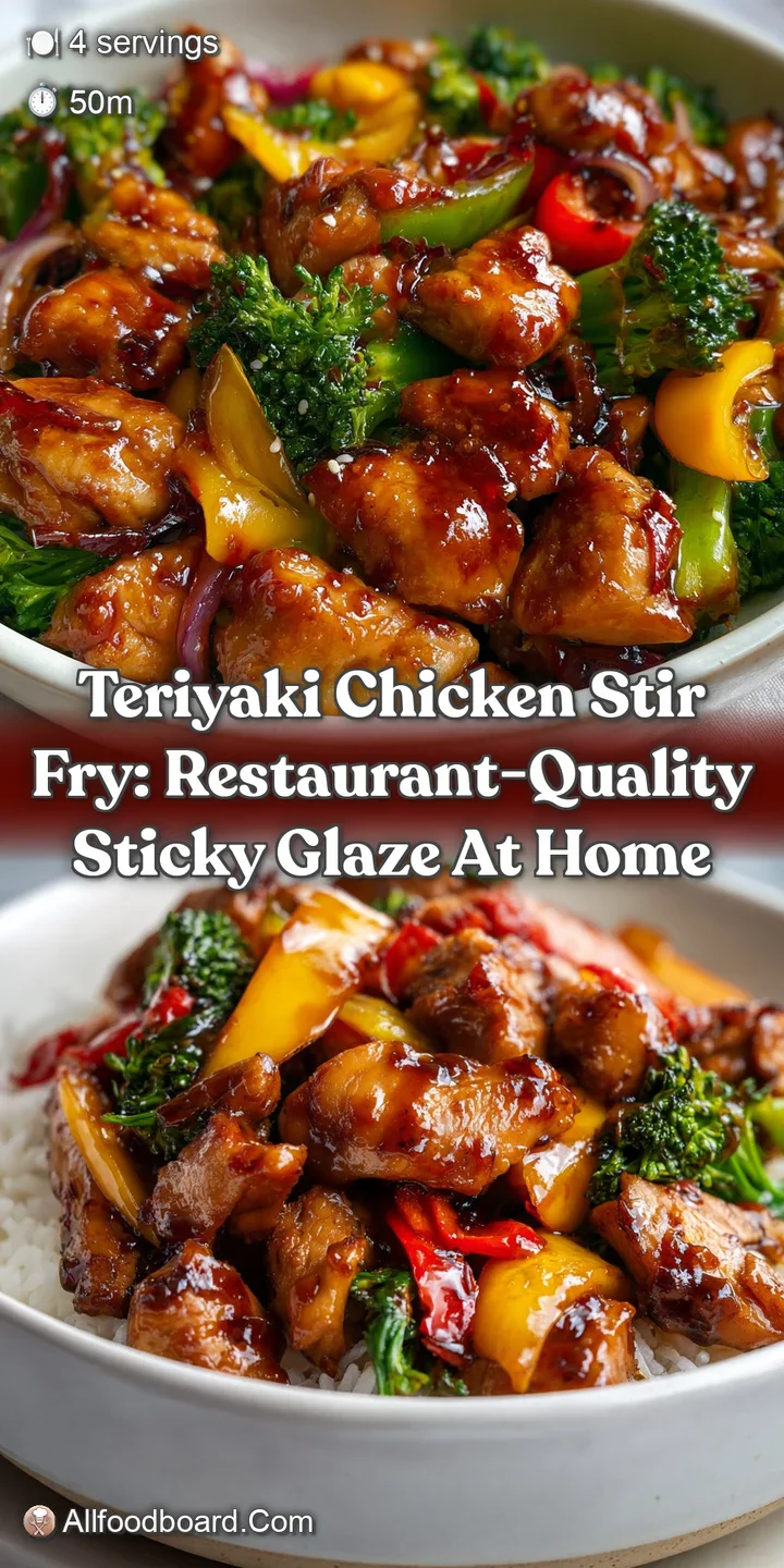 Teriyaki Chicken Stir Fry: Restaurant-Quality Sticky Glaze at Home
