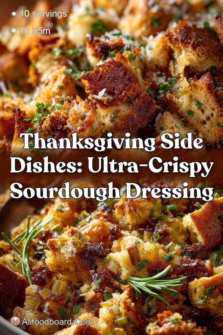 Thanksgiving Side Dishes: Ultra-Crispy Sourdough Dressing