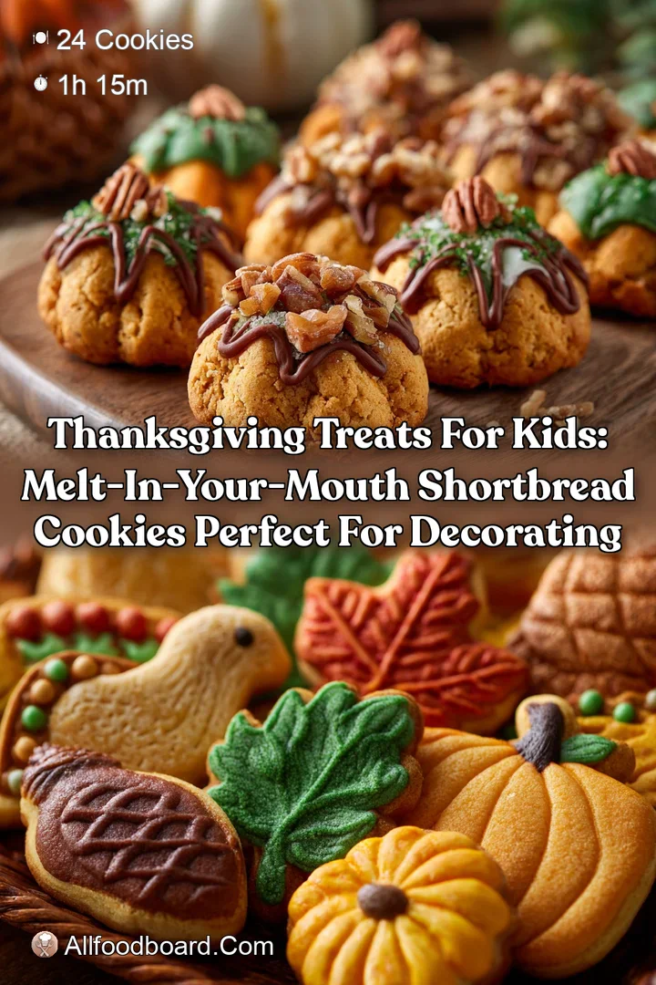 Thanksgiving Treats for Kids: Melt-in-Your-Mouth Shortbread Cookies Perfect for Decorating