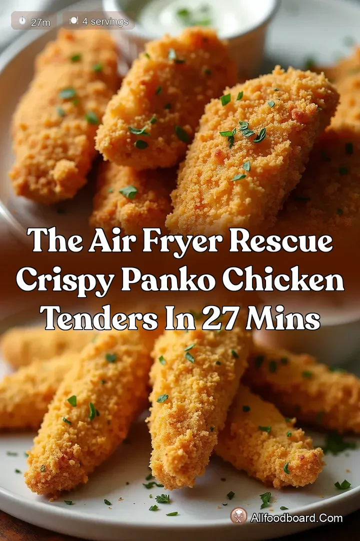 The Air Fryer Rescue Crispy Panko Chicken Tenders in 27 Mins