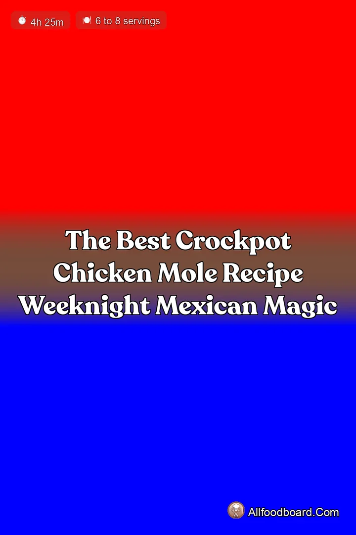 The Best Crockpot Chicken Mole Recipe Weeknight Mexican Magic