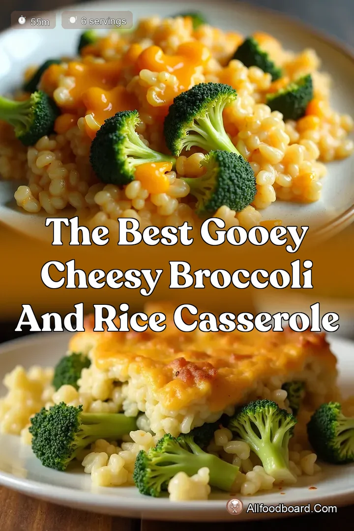 The Best Gooey Cheesy Broccoli and Rice Casserole