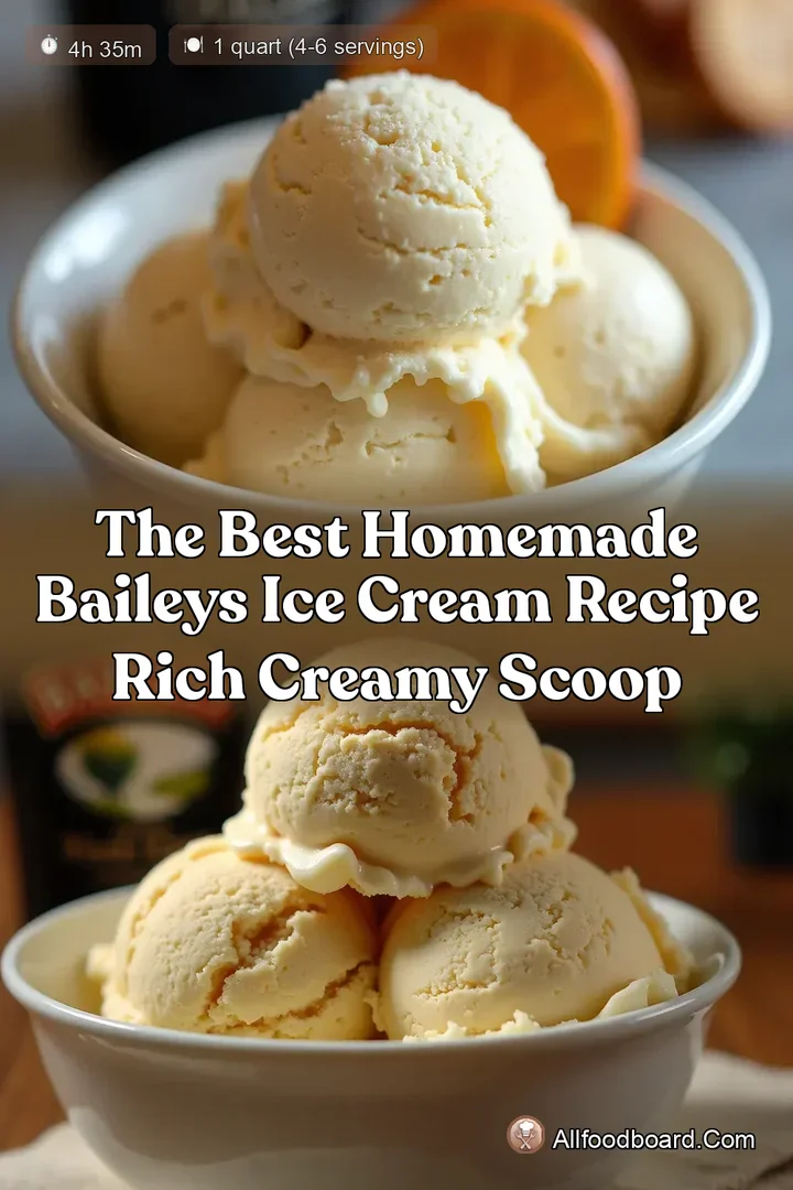 The Best Homemade Baileys Ice Cream Recipe Rich Creamy Scoop : PIN FOR LATER The Best Homemade Baileys Ice Cream Recipe Rich Creamy Scoop