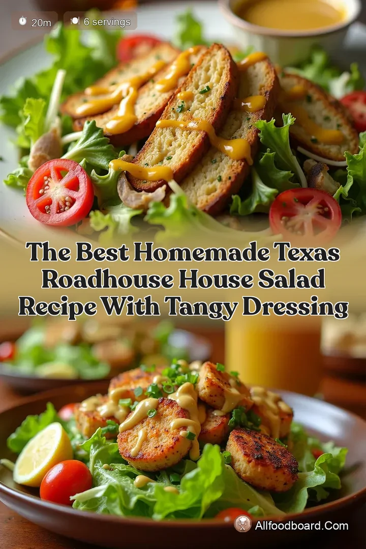 The Best Homemade Texas Roadhouse House Salad Recipe With Tangy Dressing