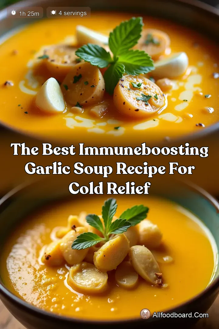 The Best ImmuneBoosting Garlic Soup Recipe for Cold Relief