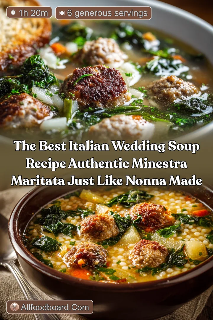 The Best Italian Wedding Soup Recipe Authentic Minestra Maritata Just Like Nonna Made