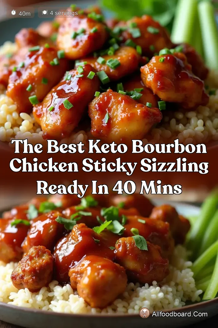 The Best Keto Bourbon Chicken Sticky Sizzling Ready in 40 Mins