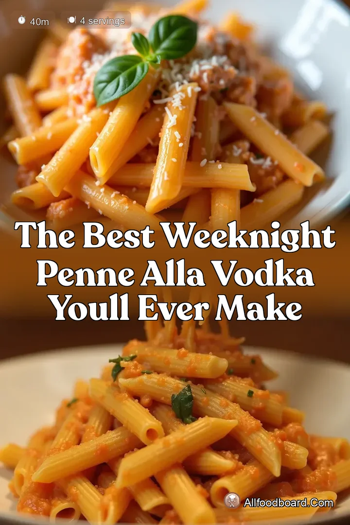The Best Weeknight Penne alla Vodka Youll Ever Make