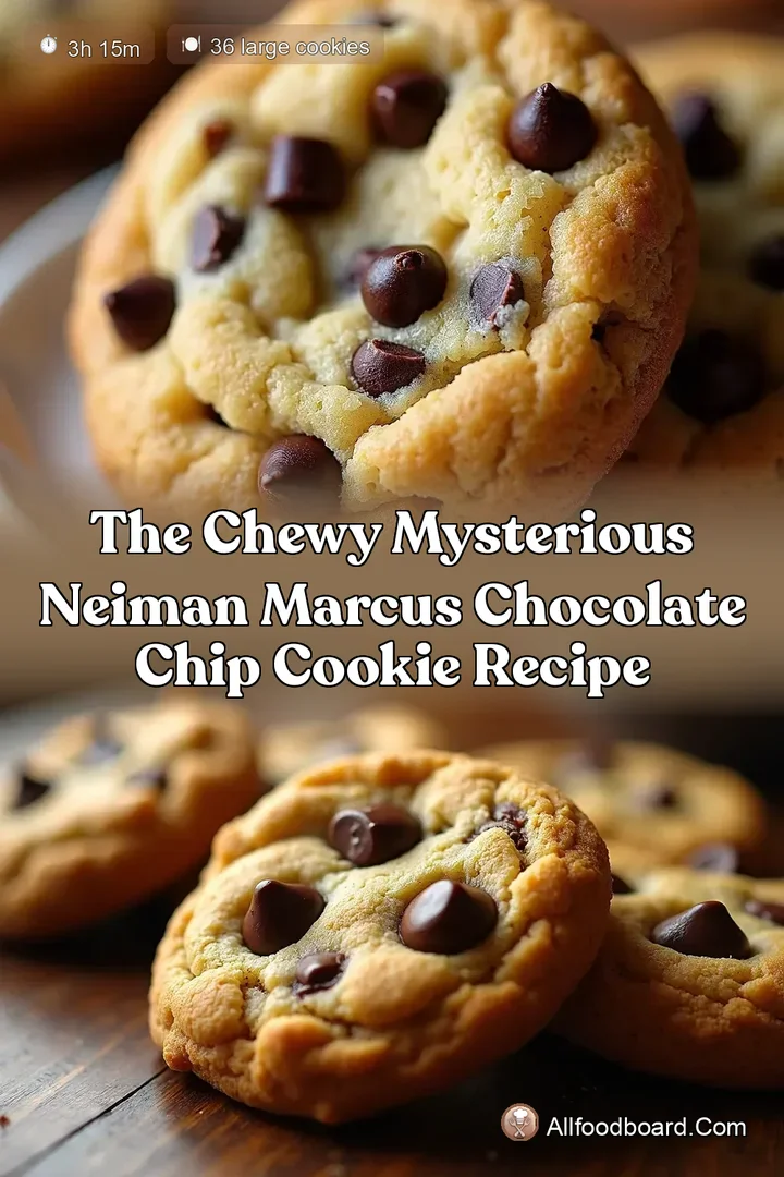 The Chewy Mysterious Neiman Marcus Chocolate Chip Cookie Recipe