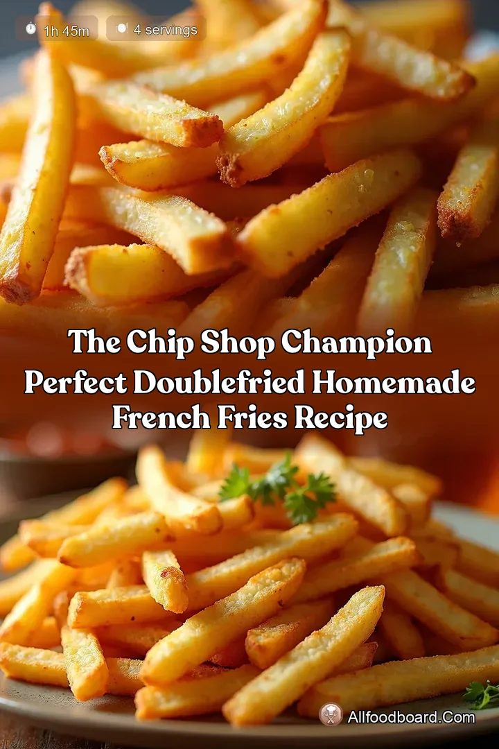 The Chip Shop Champion Perfect DoubleFried Homemade French Fries Recipe