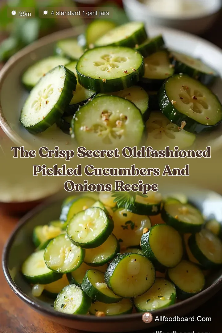 The Crisp Secret OldFashioned Pickled Cucumbers and Onions Recipe