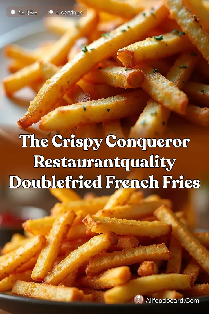 The Crispy Conqueror RestaurantQuality DoubleFried French Fries