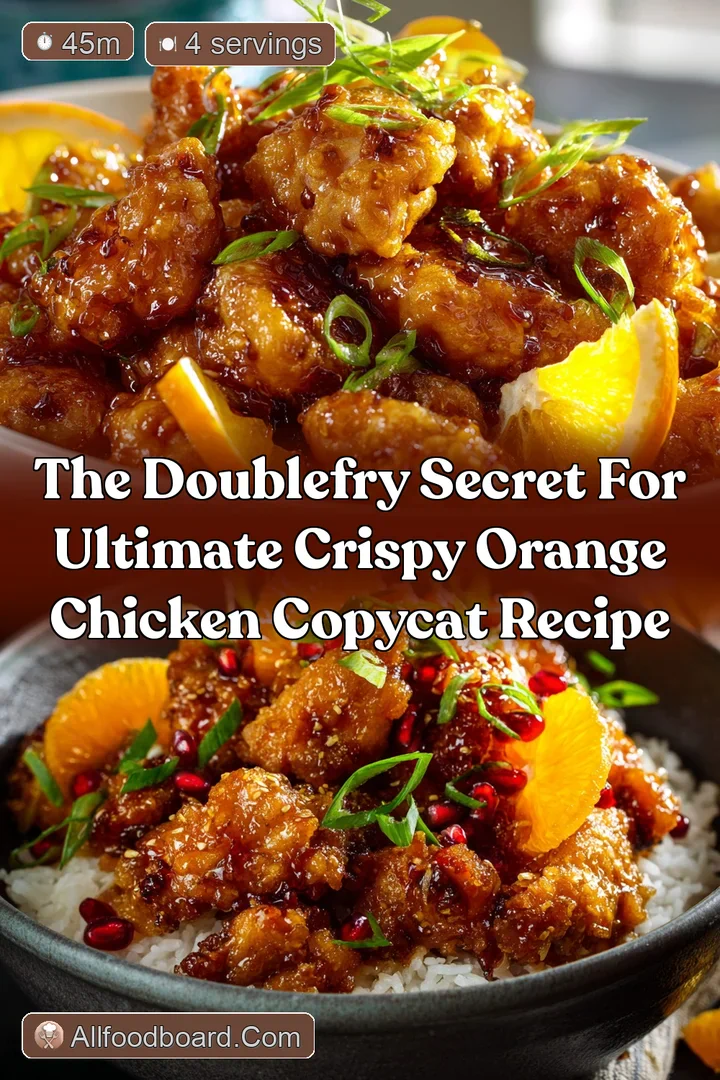 The DoubleFry Secret for Ultimate Crispy Orange Chicken Copycat Recipe