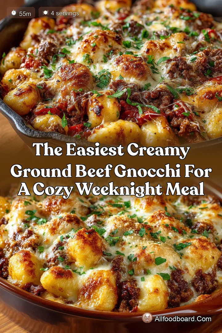 The Easiest Creamy Ground Beef Gnocchi for a Cozy Weeknight Meal