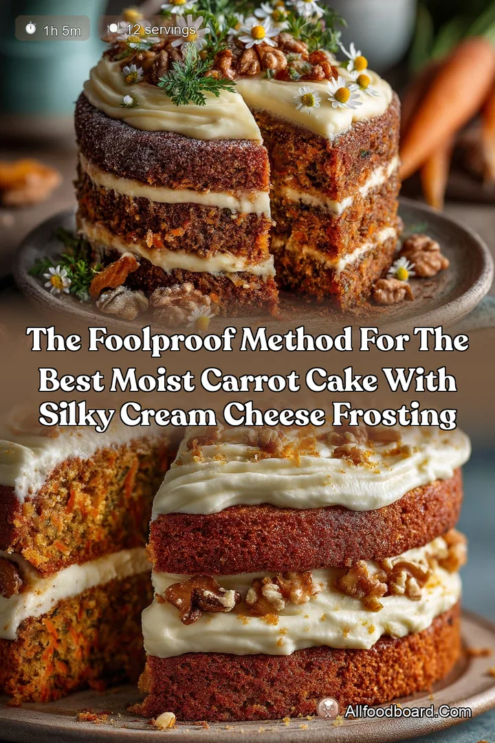 The Foolproof Method for the Best Moist Carrot Cake with Silky Cream Cheese Frosting