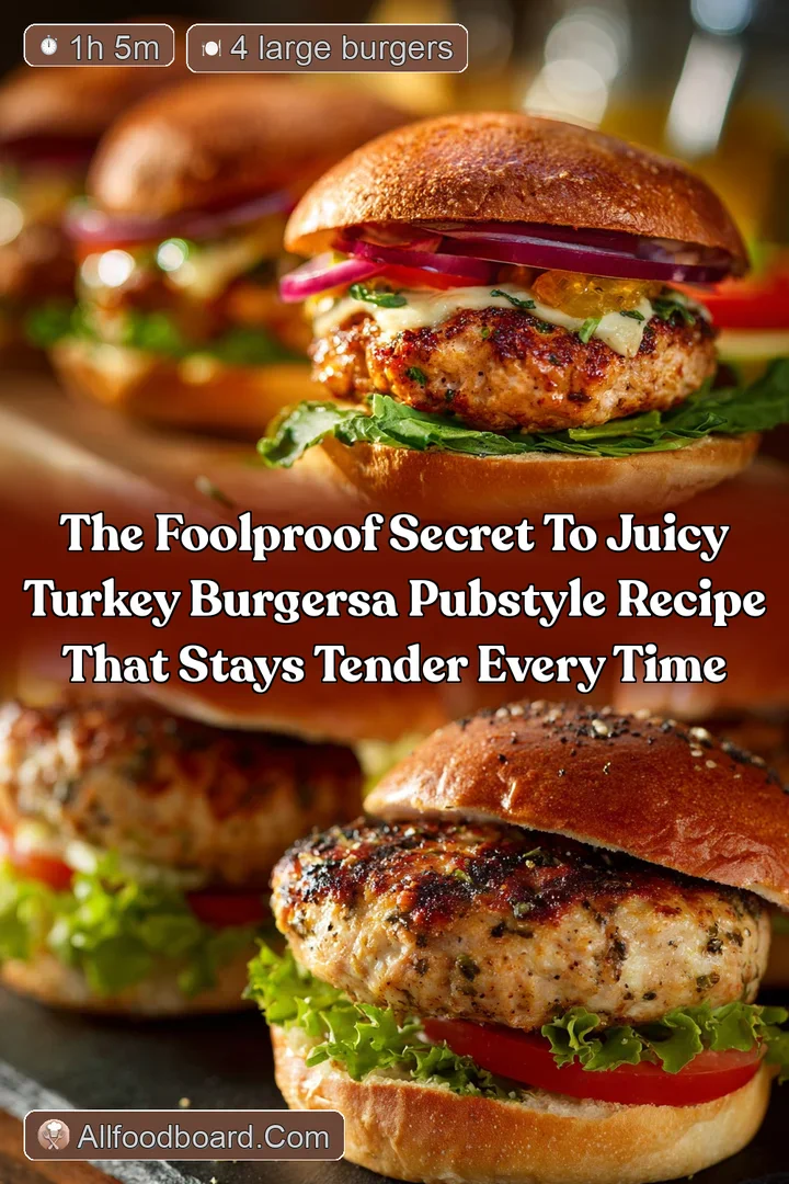 The Foolproof Secret to Juicy Turkey BurgersA PubStyle Recipe That Stays Tender Every Time