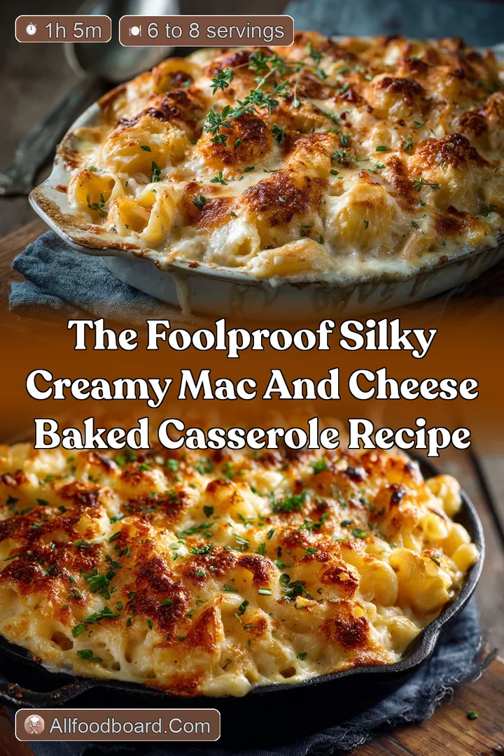 The Foolproof Silky Creamy Mac and Cheese Baked Casserole Recipe