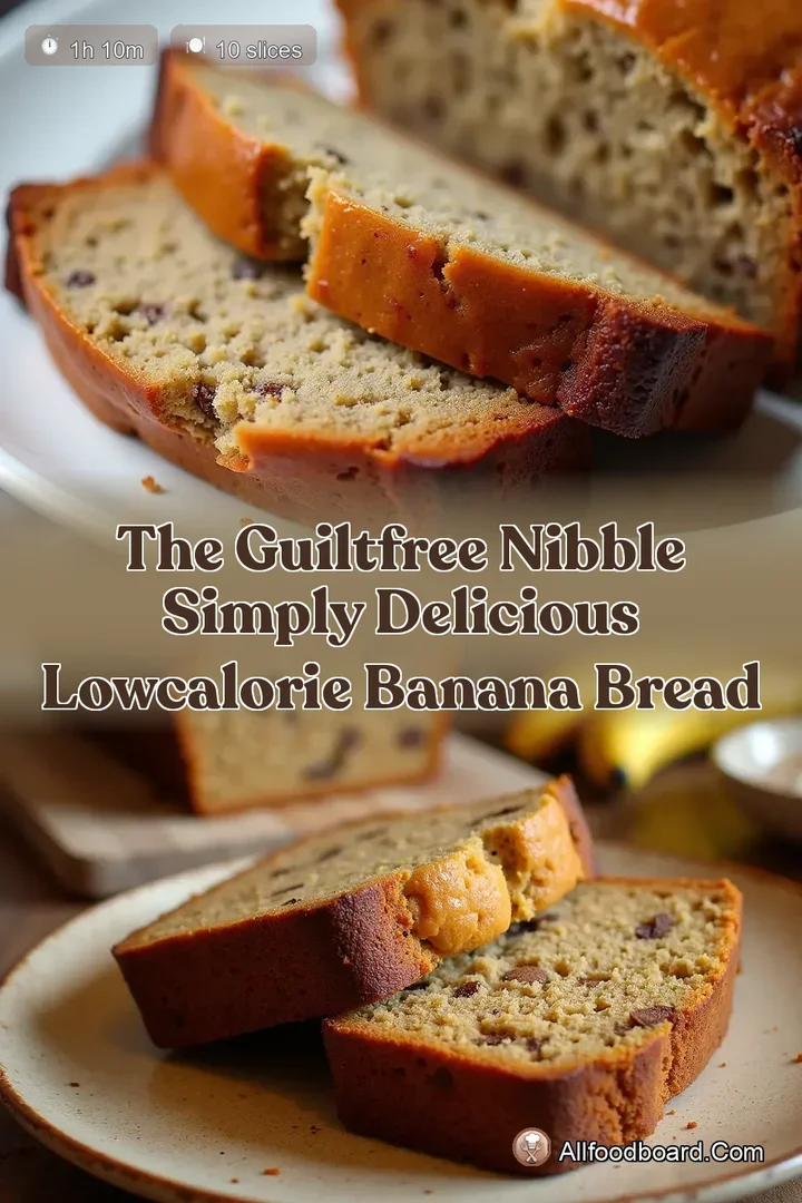 The GuiltFree Nibble Simply Delicious LowCalorie Banana Bread