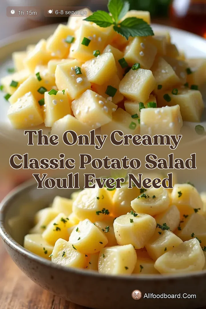 The Only Creamy Classic Potato Salad Youll Ever Need