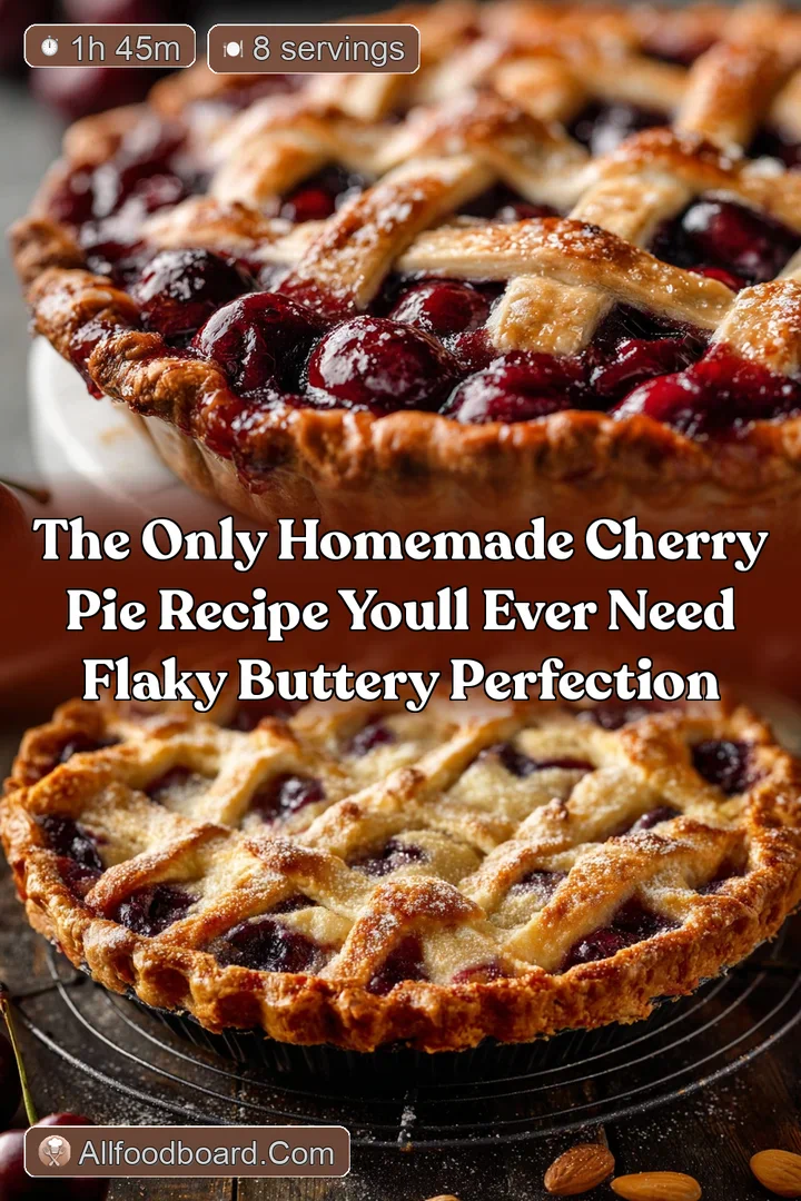The Only Homemade Cherry Pie Recipe Youll Ever Need Flaky Buttery Perfection
