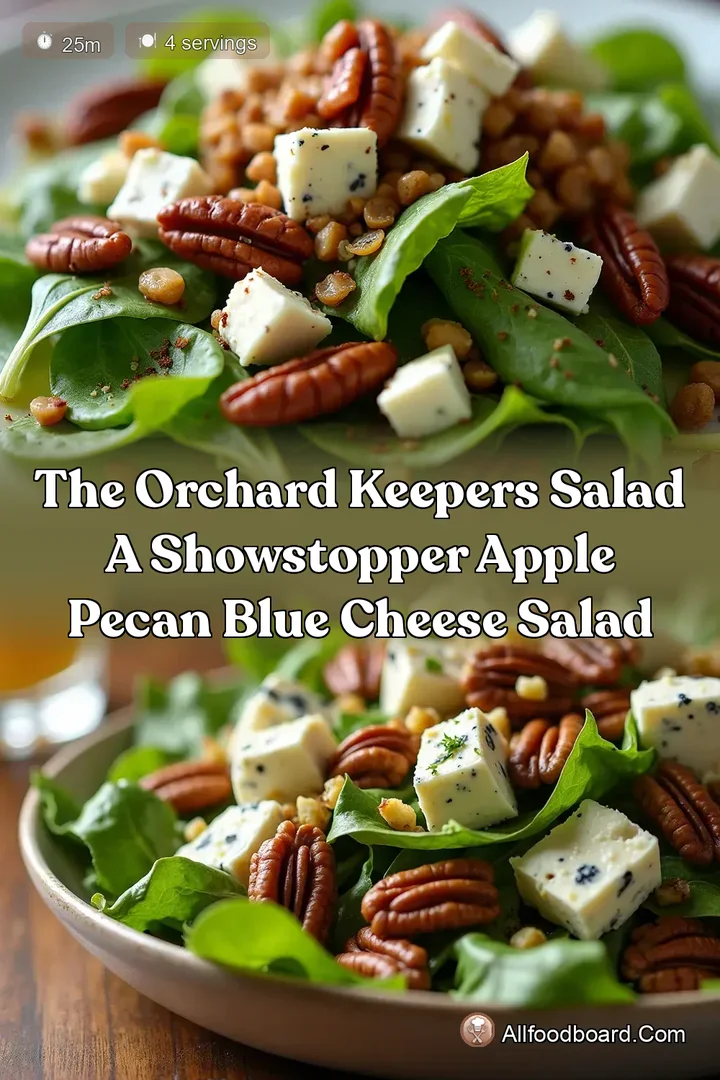 The Orchard Keepers Salad A Showstopper Apple Pecan Blue Cheese Salad