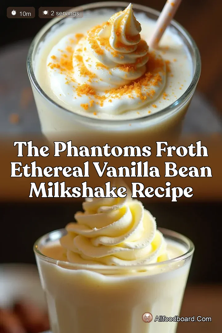 The Phantoms Froth Ethereal Vanilla Bean Milkshake Recipe